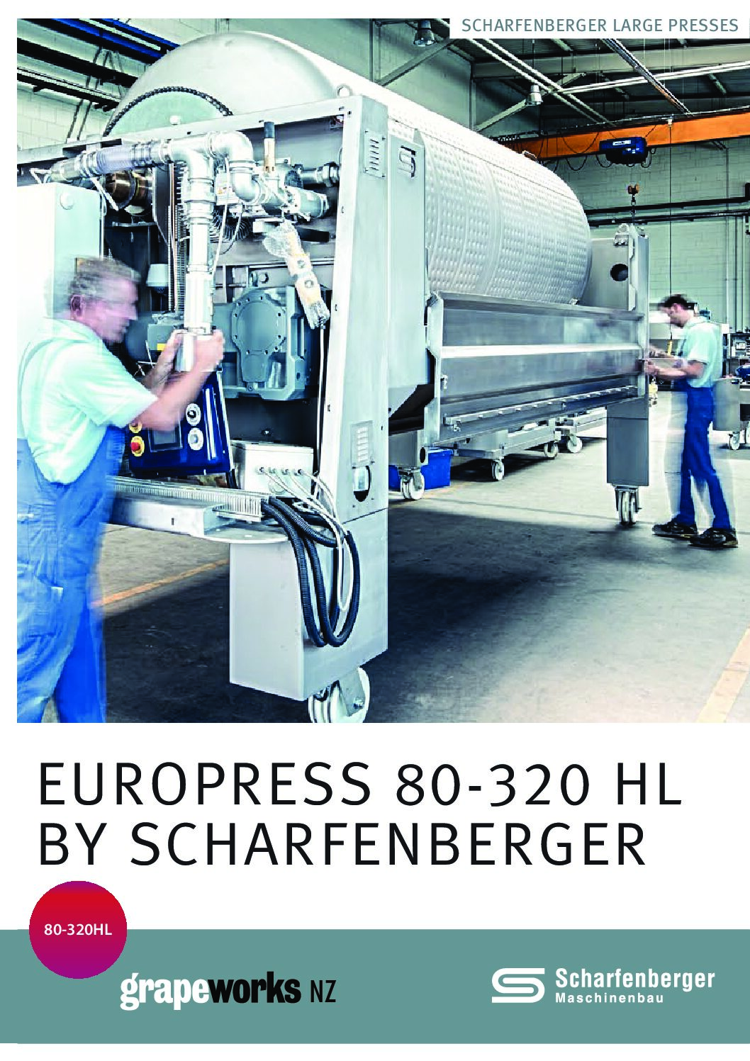 Europress large scale range Grapeworks New ZealandGrapeworks New Zealand
